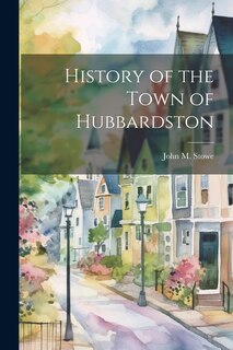 Couverture_History of the Town of Hubbardston