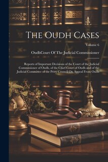 Front cover_The Oudh Cases