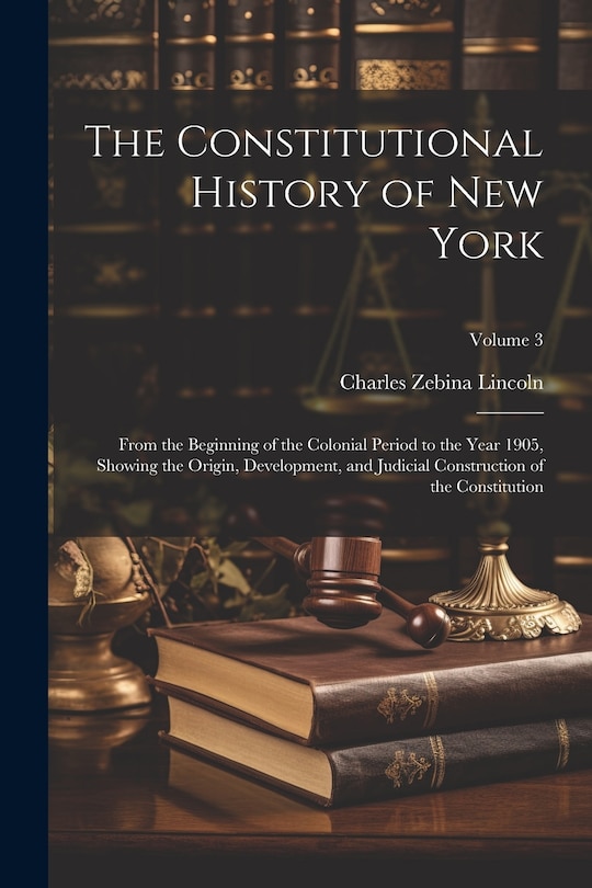 Front cover_The Constitutional History of New York