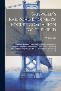 Front cover_Griswold's Railroad Engineers' Pocket Companion for the Field