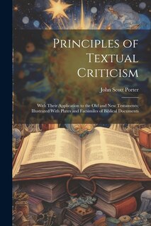 Front cover_Principles of Textual Criticism