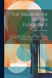 Front cover_The Treasury of British Eloquence