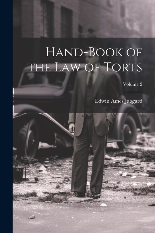 Couverture_Hand-Book of the Law of Torts; Volume 2