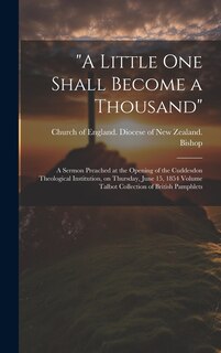 Front cover_A Little one Shall Become a Thousand