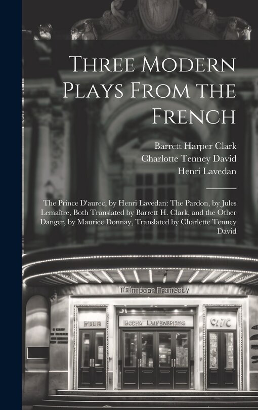 Front cover_Three Modern Plays From the French