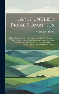 Front cover_Early English Prose Romances