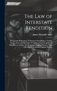 Couverture_The Law of Interstate Rendition