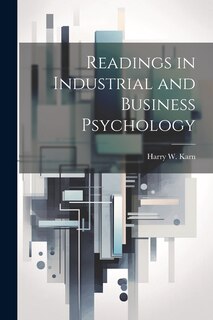 Couverture_Readings in Industrial and Business Psychology
