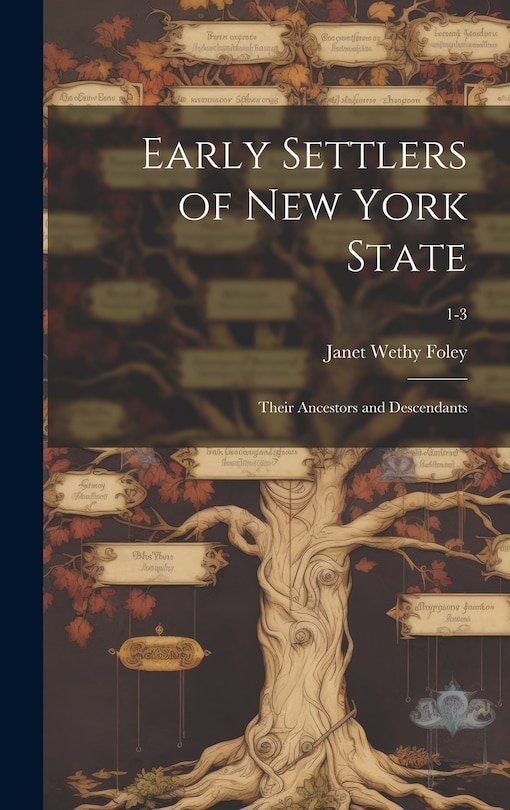 Front cover_Early Settlers of New York State