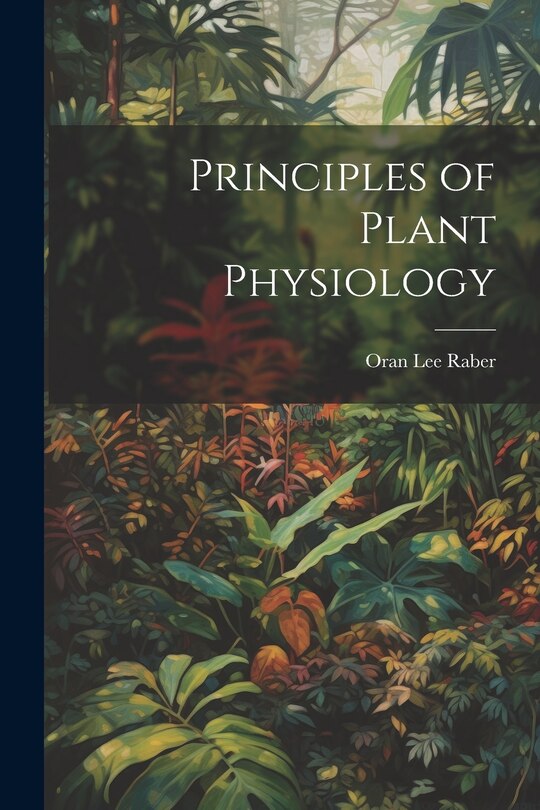 Front cover_Principles of Plant Physiology