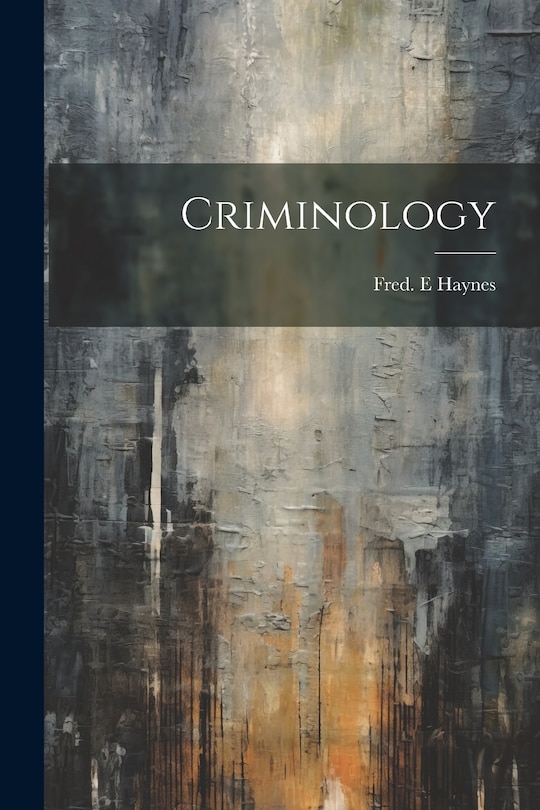 Front cover_Criminology