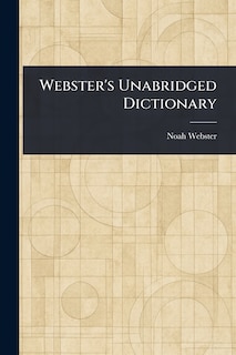 Couverture_Webster's Unabridged Dictionary