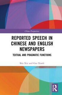 Couverture_Reported Speech In Chinese And English Newspapers