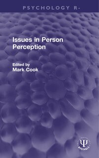 Couverture_Issues In Person Perception