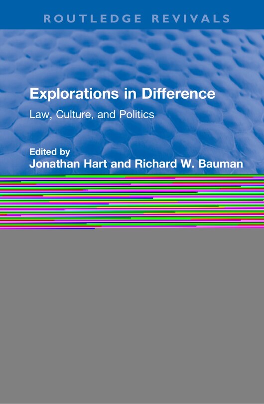 Front cover_Explorations In Difference