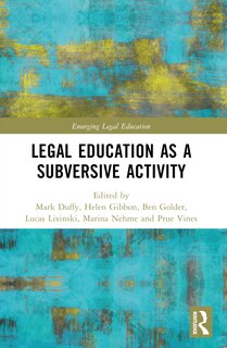 Front cover_Critical Legal Education as a Subversive Activity