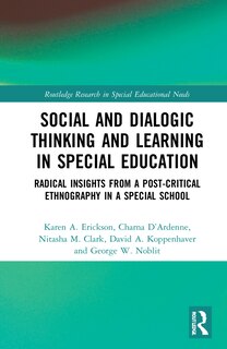 Couverture_Social and Dialogic Thinking and Learning in Special Education
