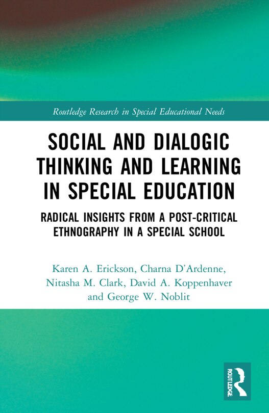 Couverture_Social and Dialogic Thinking and Learning in Special Education