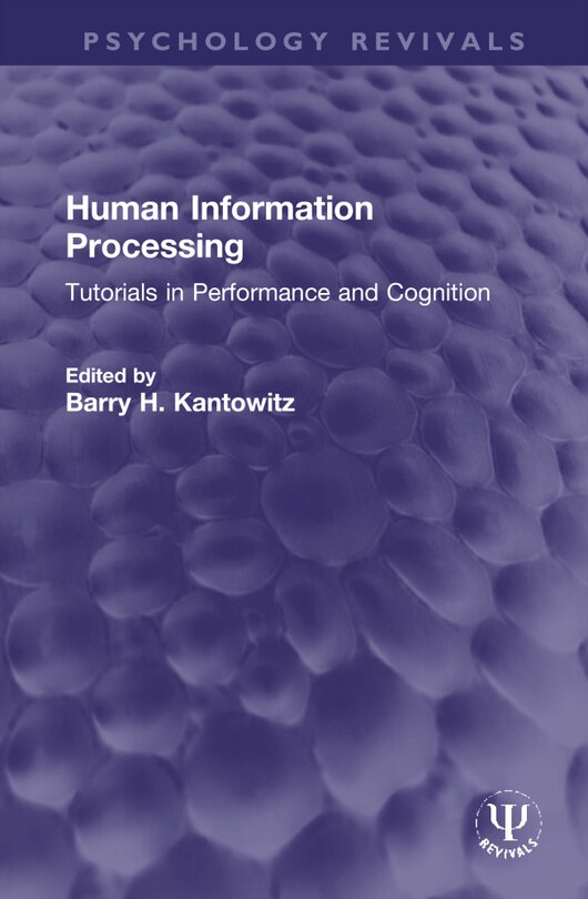 Front cover_Human Information Processing