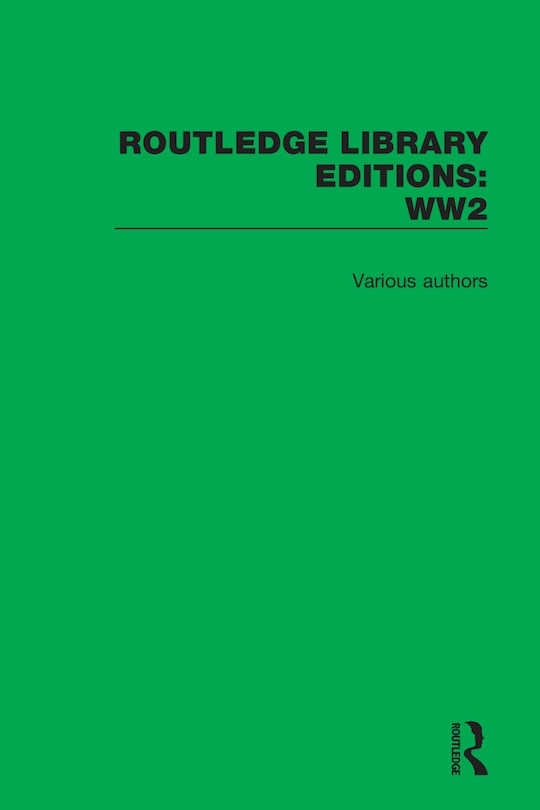 Couverture_Routledge Library Editions