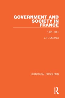 Front cover_Government and Society in France