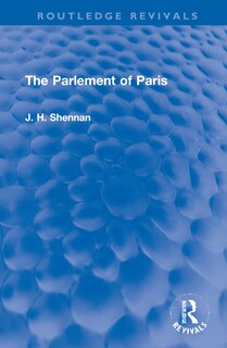Couverture_The Parlement of Paris