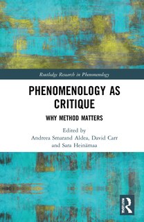 Front cover_Phenomenology As Critique