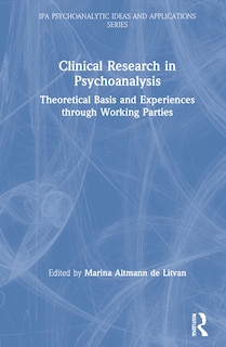 Couverture_Clinical Research In Psychoanalysis