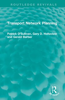 Front cover_Transport Network Planning