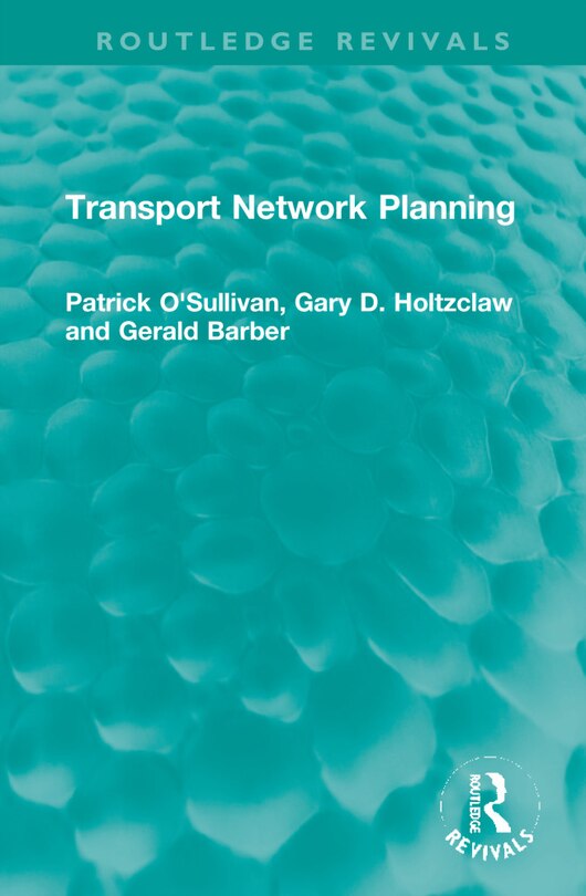 Front cover_Transport Network Planning