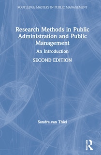 Couverture_Research Methods In Public Administration And Public Management
