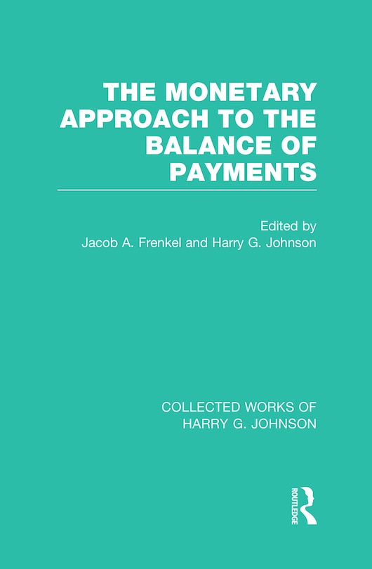 Couverture_The Monetary Approach to the Balance of Payments