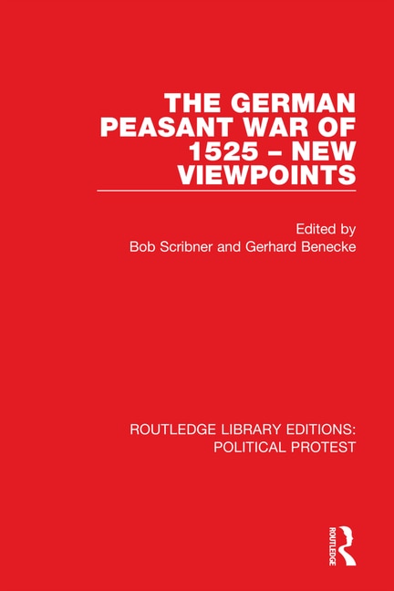 Couverture_German Peasant War of 1525 - New Viewpoints