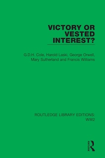 Front cover_Victory or Vested Interest?
