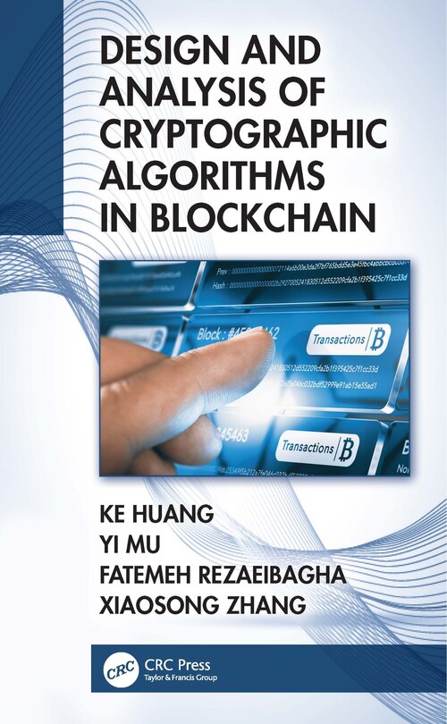 Front cover_Design And Analysis Of Cryptographic Algorithms In Blockchain