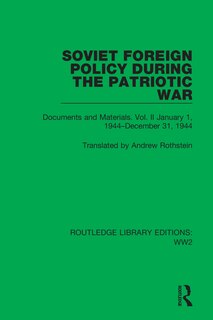 Couverture_Soviet Foreign Policy During the Patriotic War