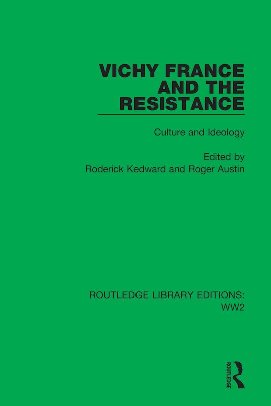 Couverture_Vichy France And The Resistance