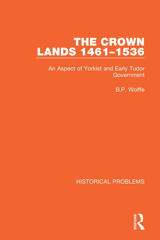 Front cover_The Crown Lands 1461-1536
