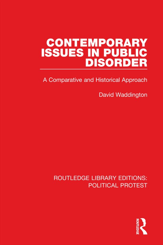 Couverture_Contemporary Issues in Public Disorder