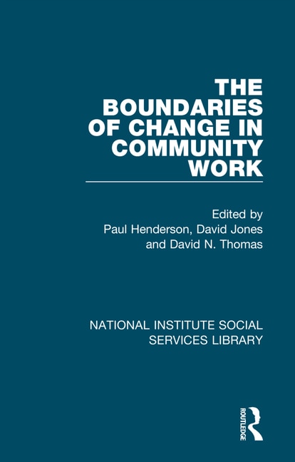 Front cover_The Boundaries of Change in Community Work