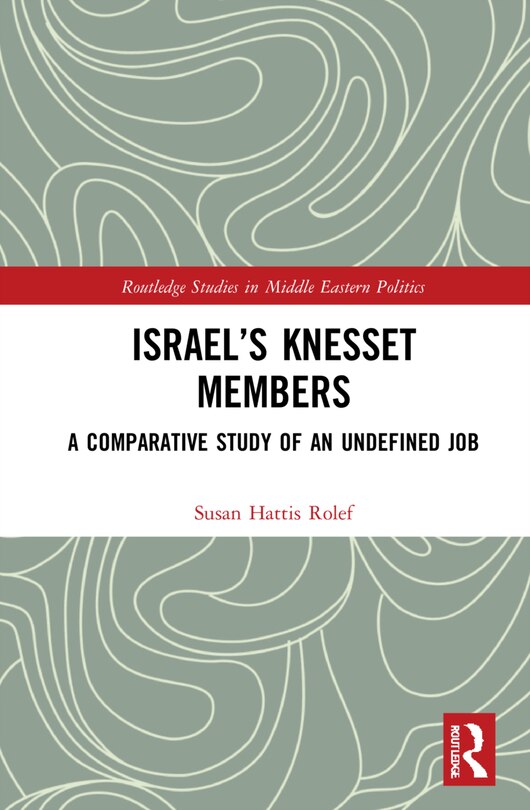Front cover_Israel's Knesset Members