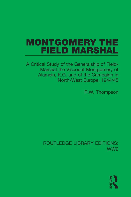 Couverture_Montgomery the Field Marshal