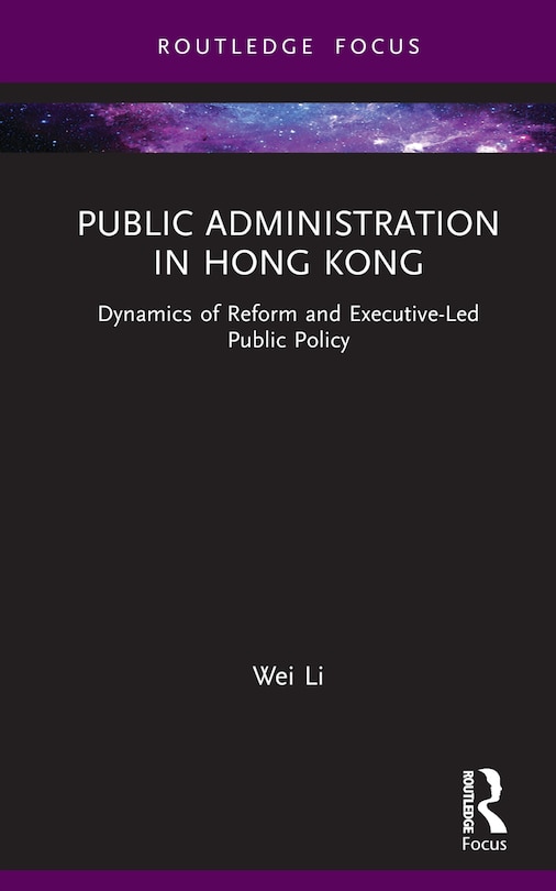 Couverture_Public Administration in Hong Kong