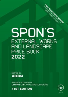 Front cover_Spon's External Works And Landscape Price Book 2022