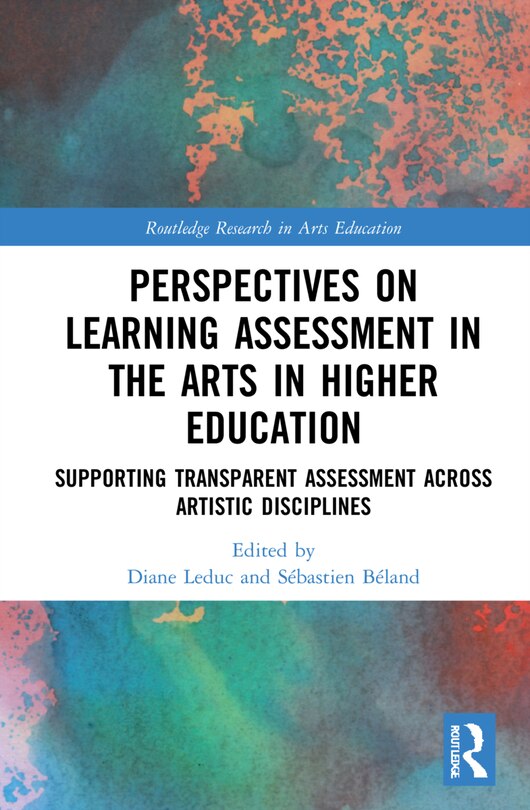 Front cover_Perspectives On Learning Assessment In The Arts In Higher Education