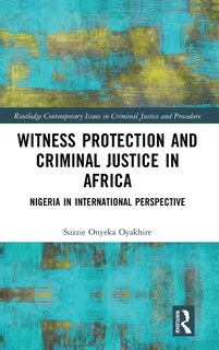 Couverture_Witness Protection and Criminal Justice in Africa