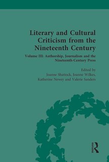 Front cover_Literary And Cultural Criticism From The Nineteenth Century