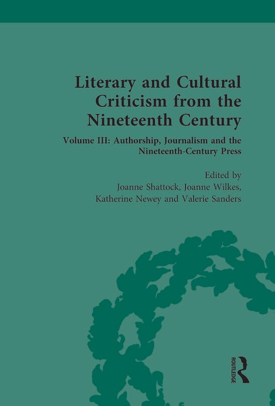 Front cover_Literary And Cultural Criticism From The Nineteenth Century