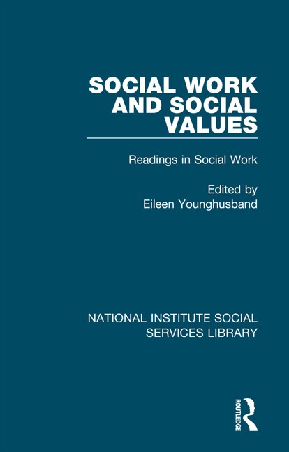 Front cover_Social Work and Social Values