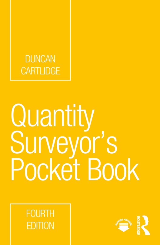 Front cover_Quantity Surveyor's Pocket Book